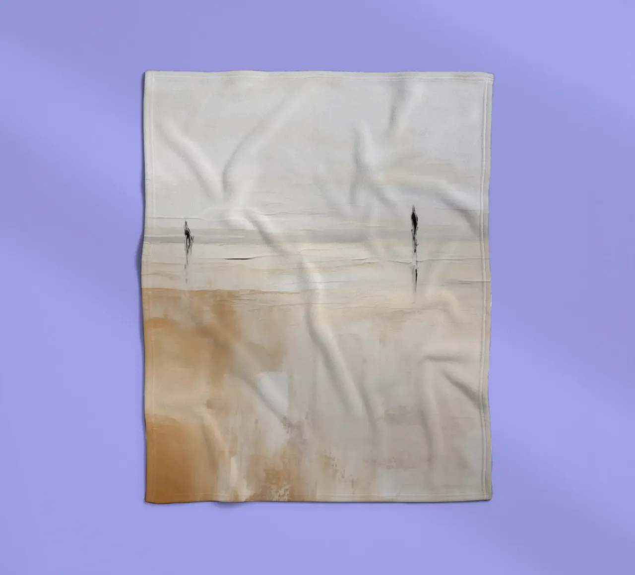 Boho Artistic 1 Texture 4 coperta in pile da Boho Print Collection