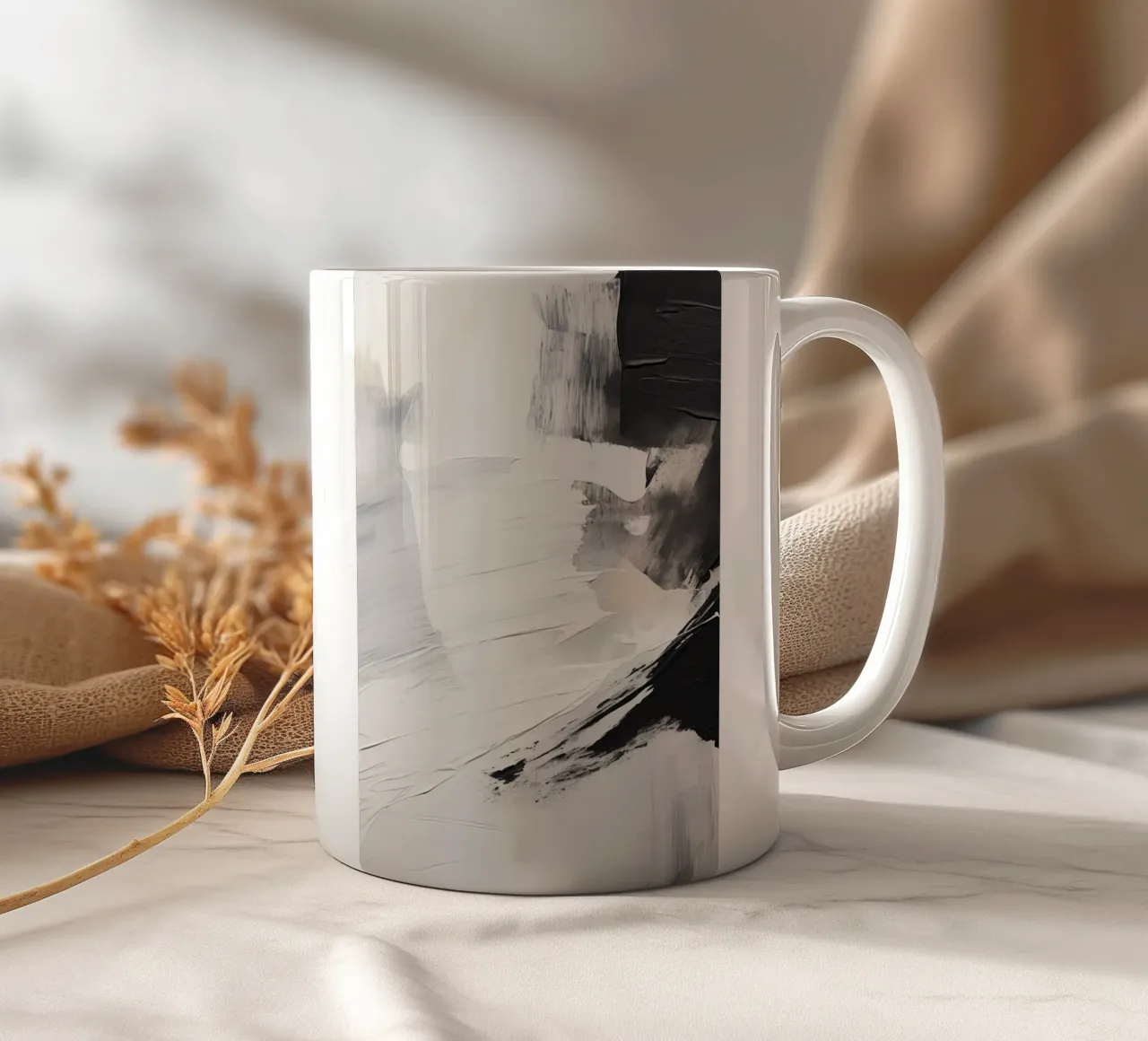 Boho Artistic 2 Texture 1 mug en céramique de Boho Print Collection