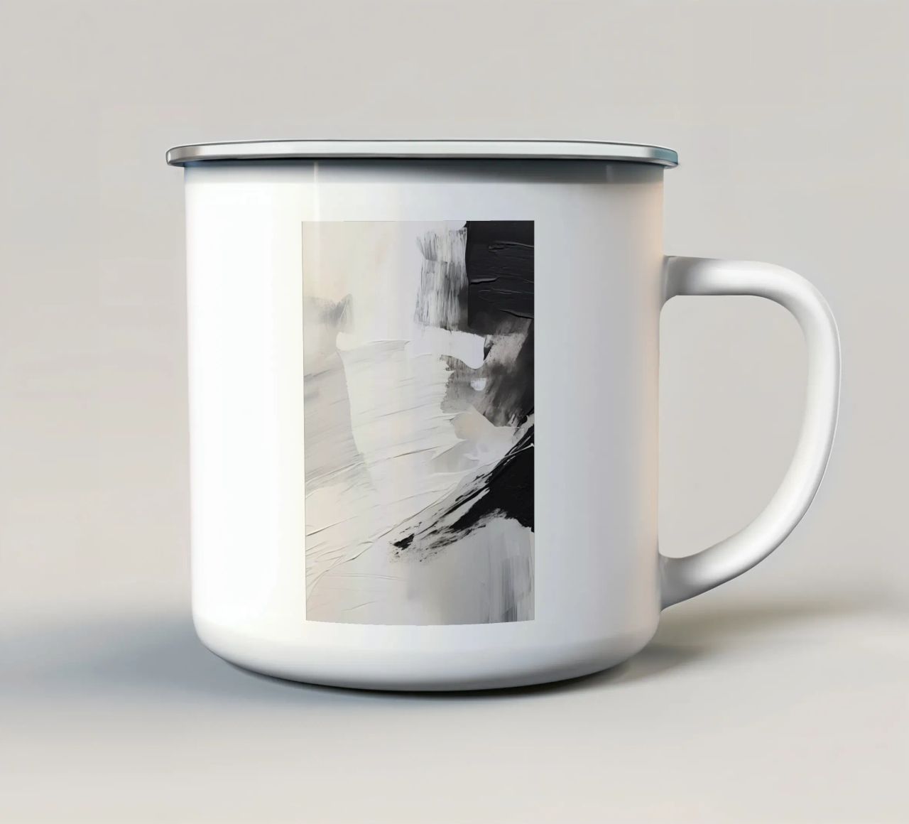 Boho Artistic 2 Texture 1 tazza in smalto da Boho Print Collection