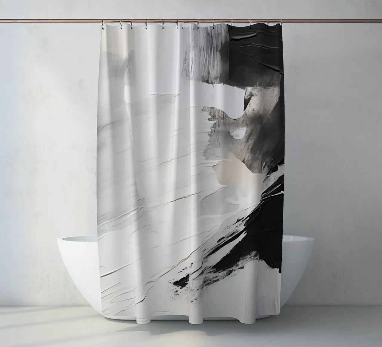Boho Artistic 2 Texture 1 tenda da doccia da Boho Print Collection