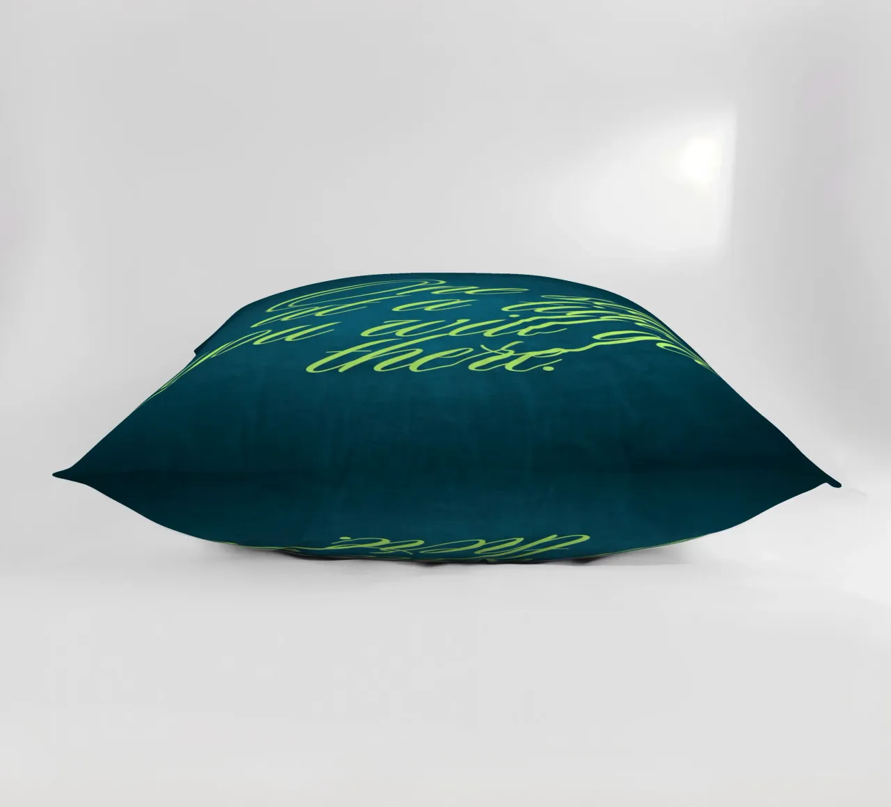 One Step at a Time decorative cushion by inspirational quote