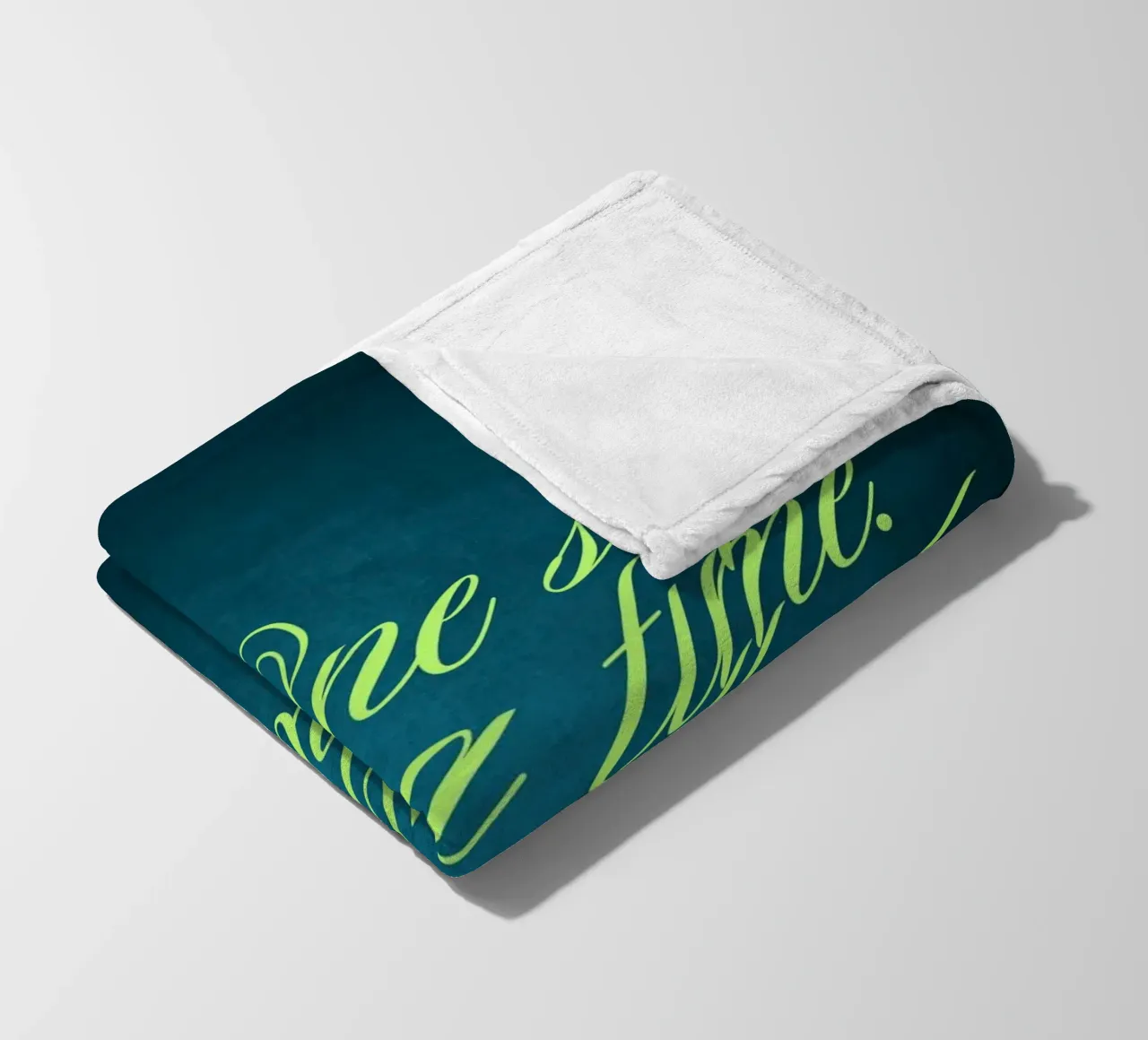 One Step at a Time fleece blanket by inspirational quote