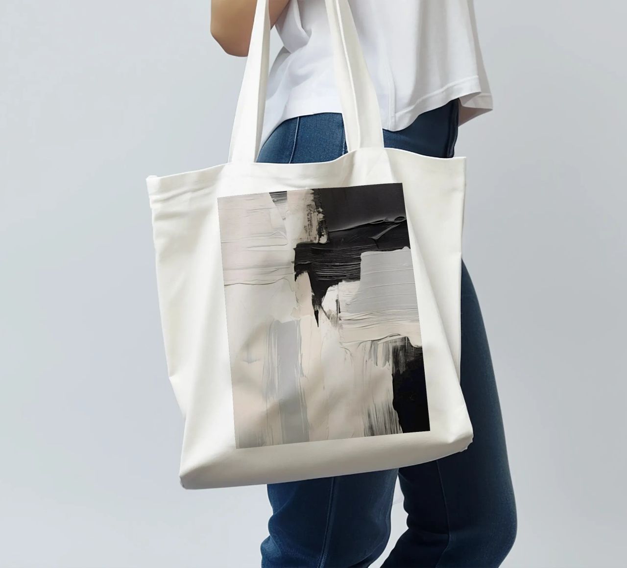 Boho Artistic 2 Texture 2 borsa in juta da Boho Print Collection