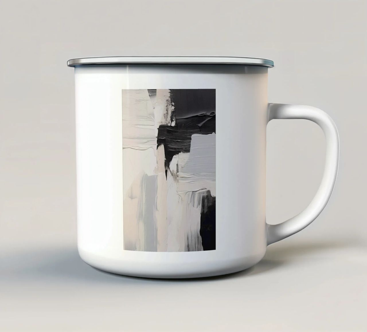 Boho Artistic 2 Texture 2 tazza in smalto da Boho Print Collection