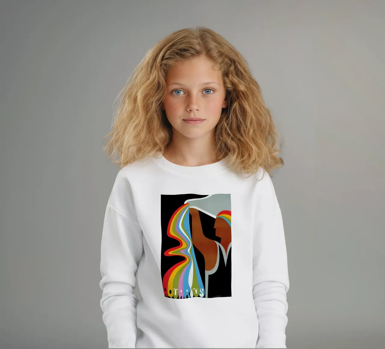 Aquarius kids sweatshirt by Simboli Design