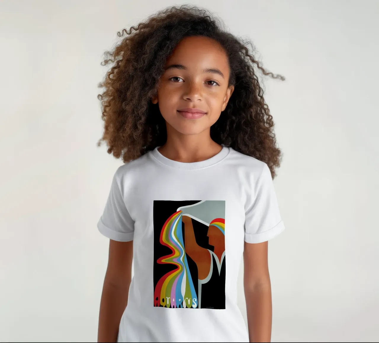 Aquarius kids t-shirt by Simboli Design