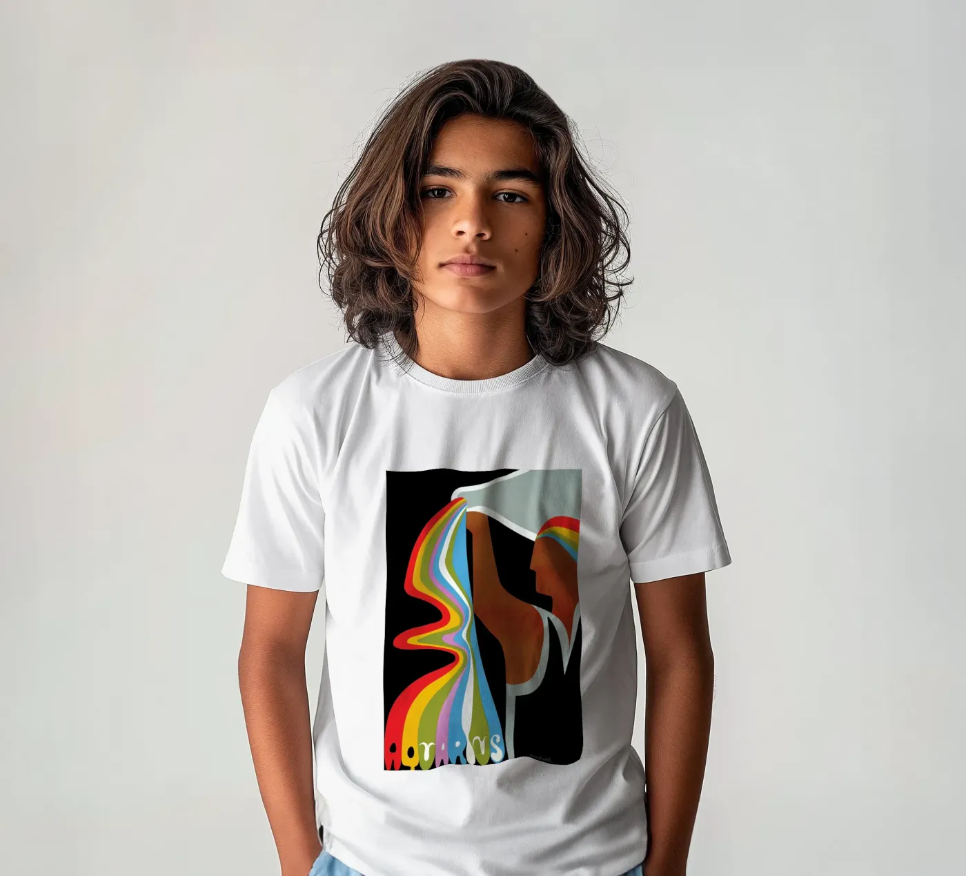 Aquarius t-shirt bambini da Simboli Design