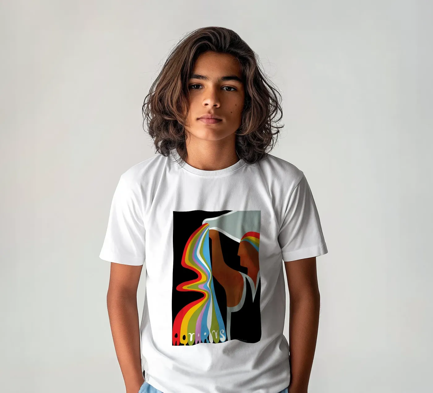 Aquarius t-shirt bambini da Simboli Design