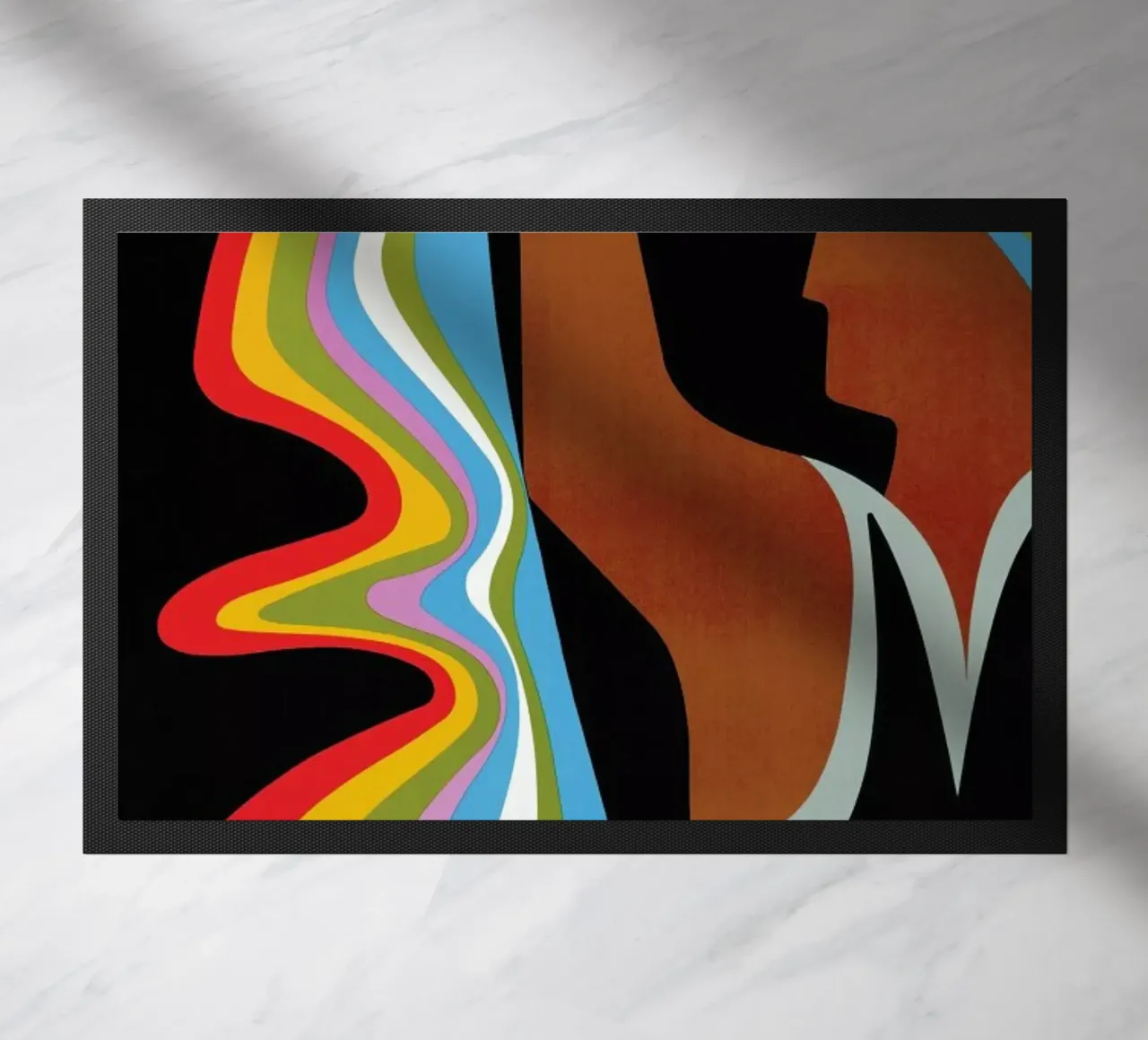 Aquarius doormat by Simboli Design