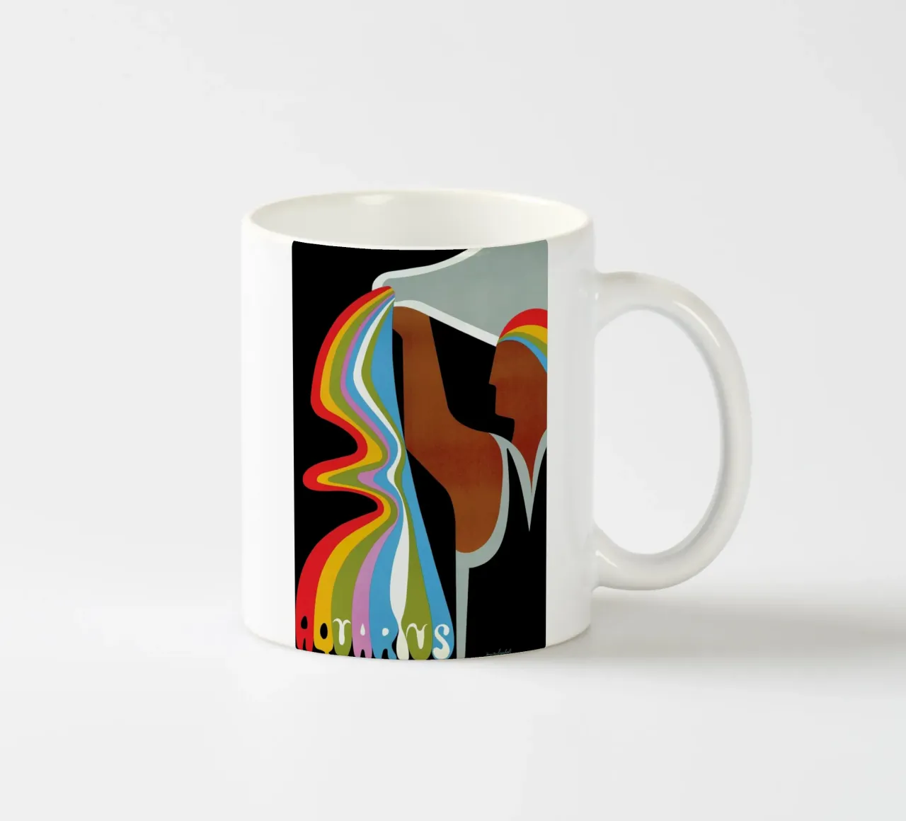 Aquarius tazza in ceramica da Simboli Design
