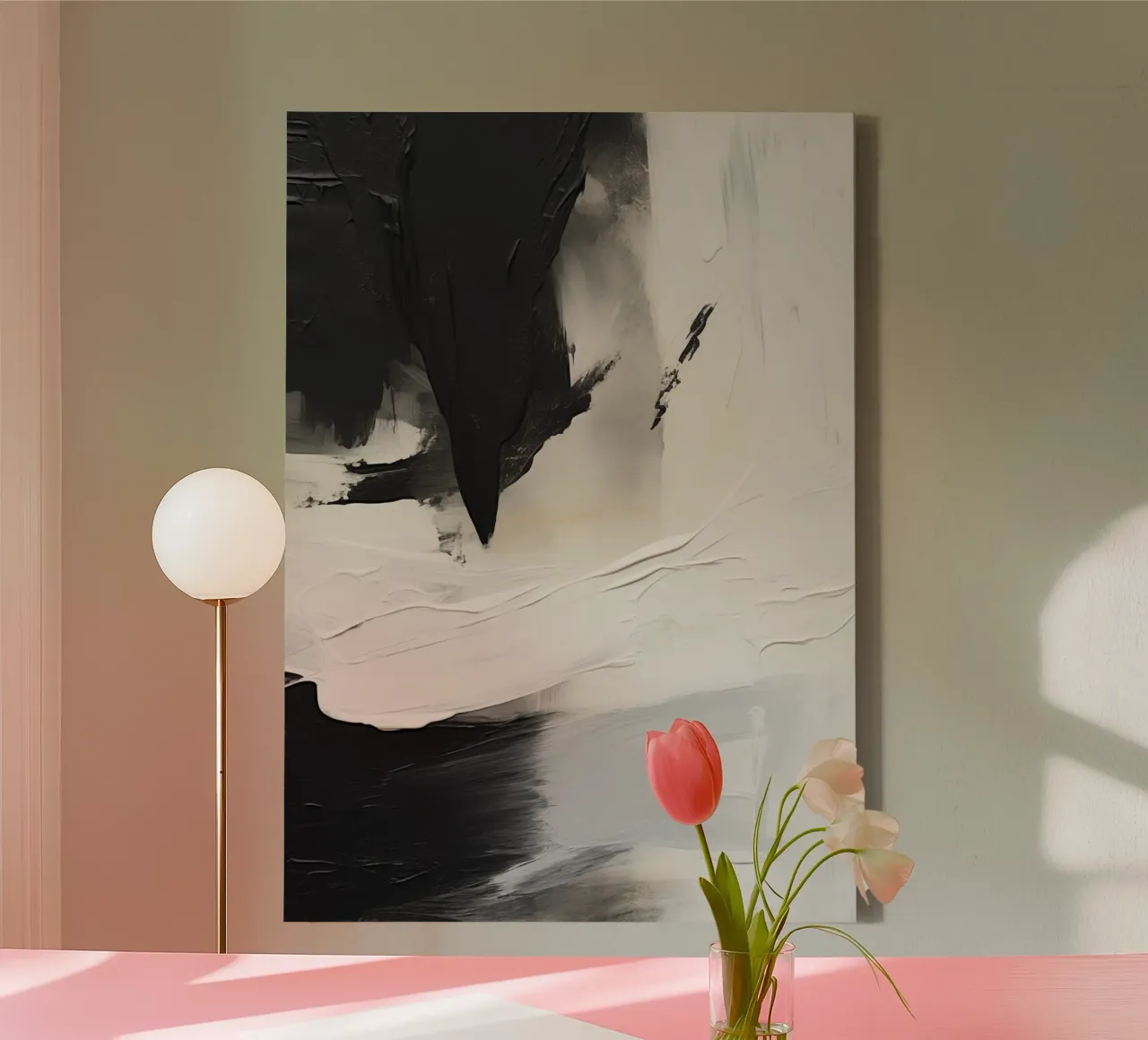 Boho Artistic 2 Texture 4 tela con Cornice a cassetta da Boho Print Collection