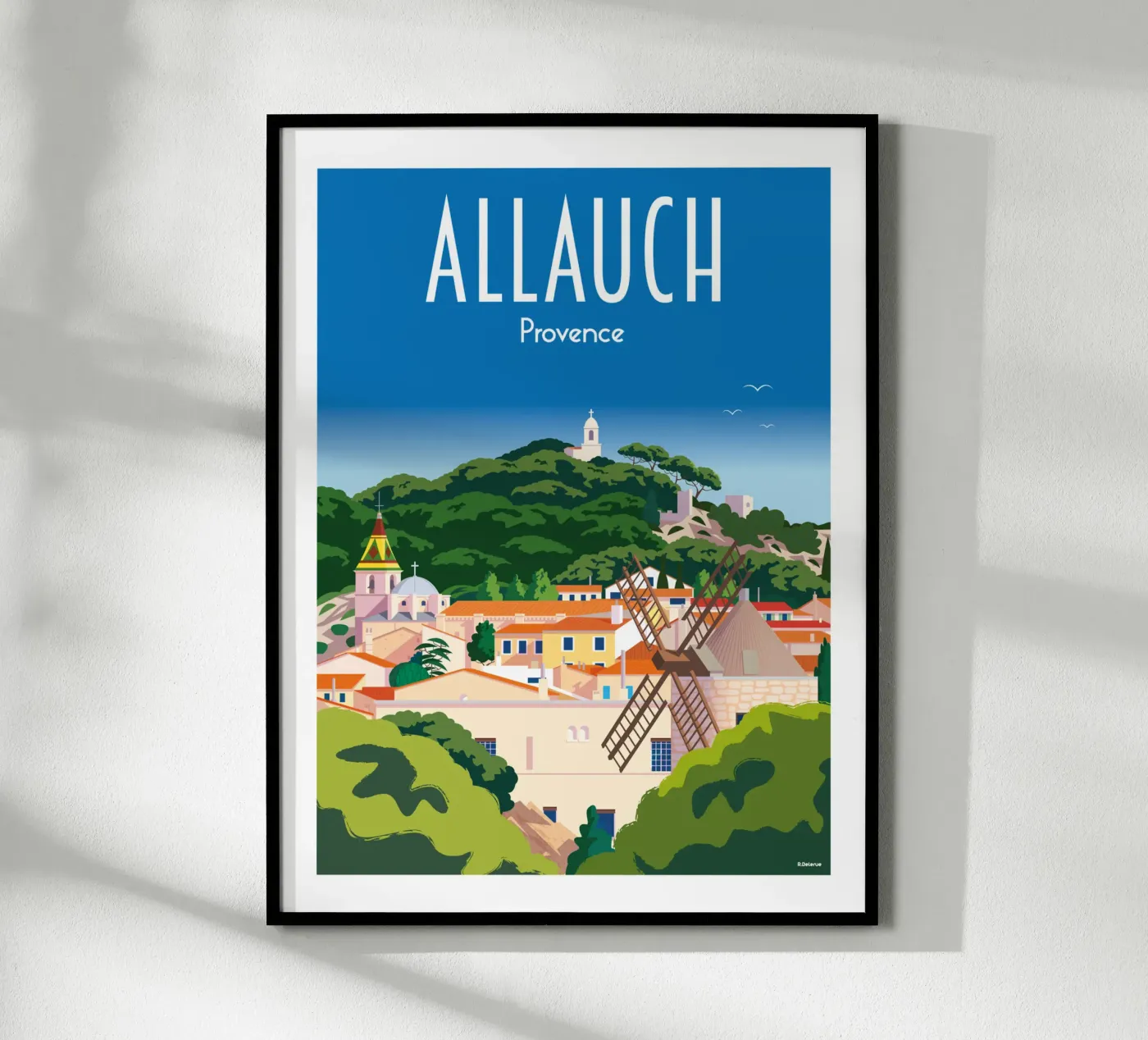Allauch Poster von Raphaël Delerue