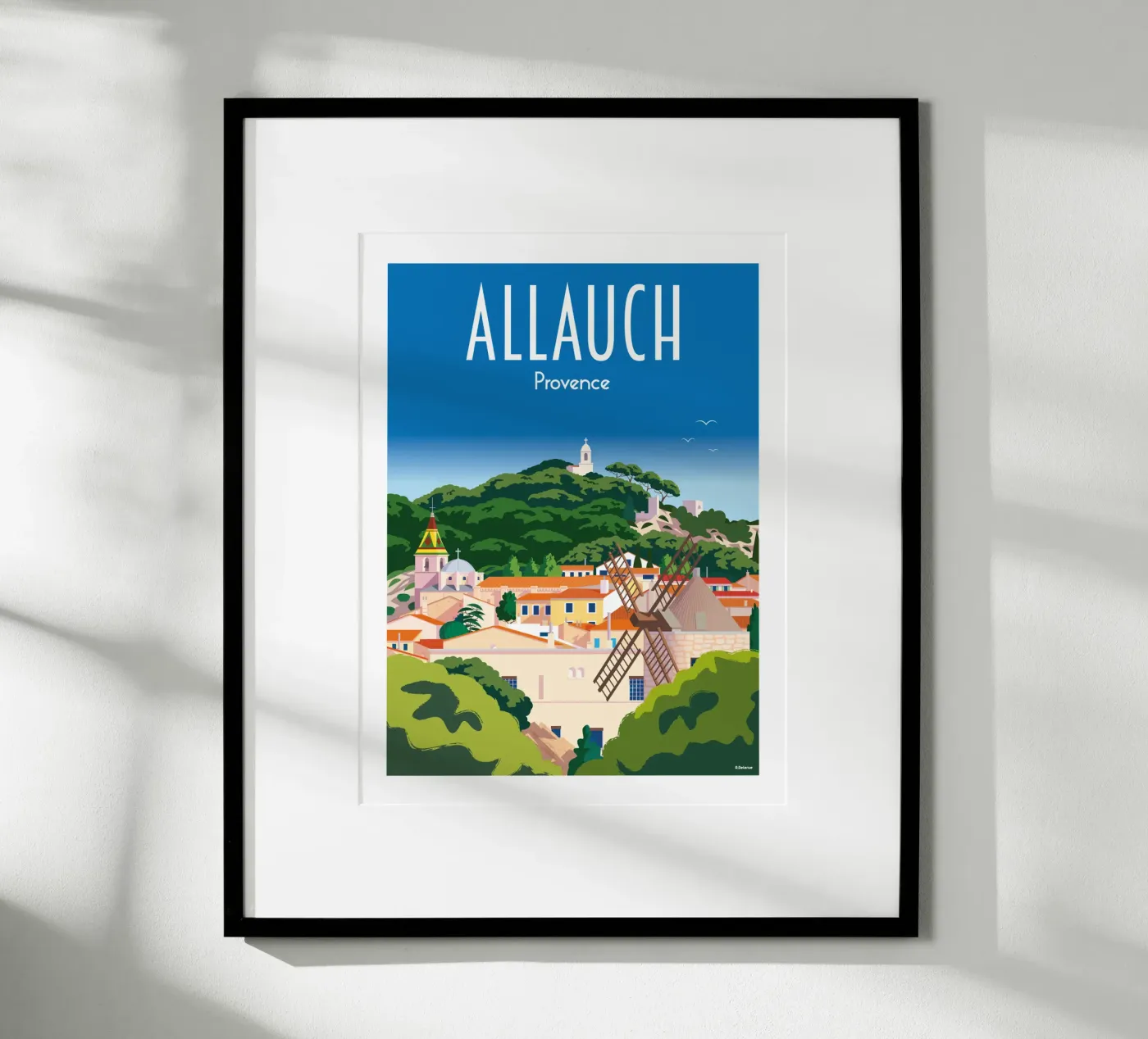 Allauch Poster von Raphaël Delerue