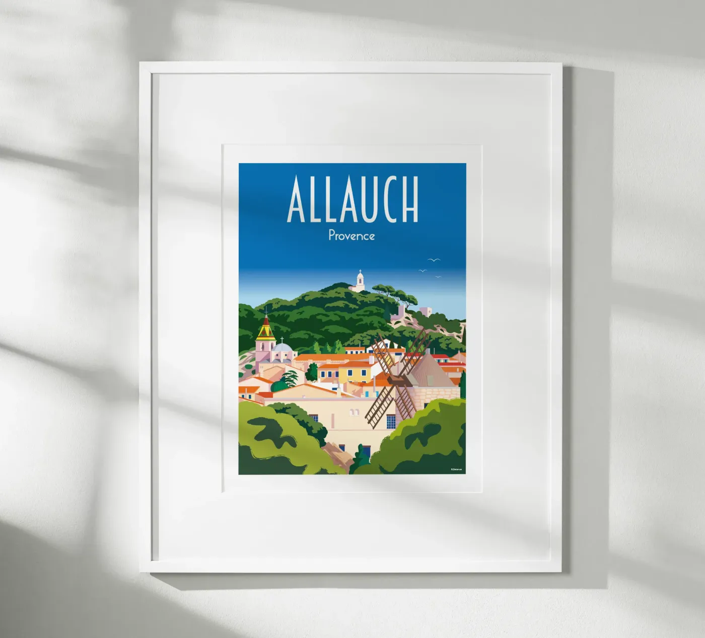 Allauch Poster von Raphaël Delerue