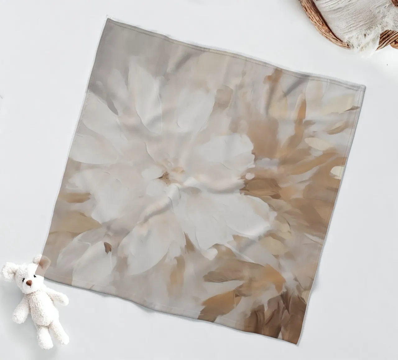 Boho Artistic 3 Texture 1 coperta in pile da Boho Print Collection