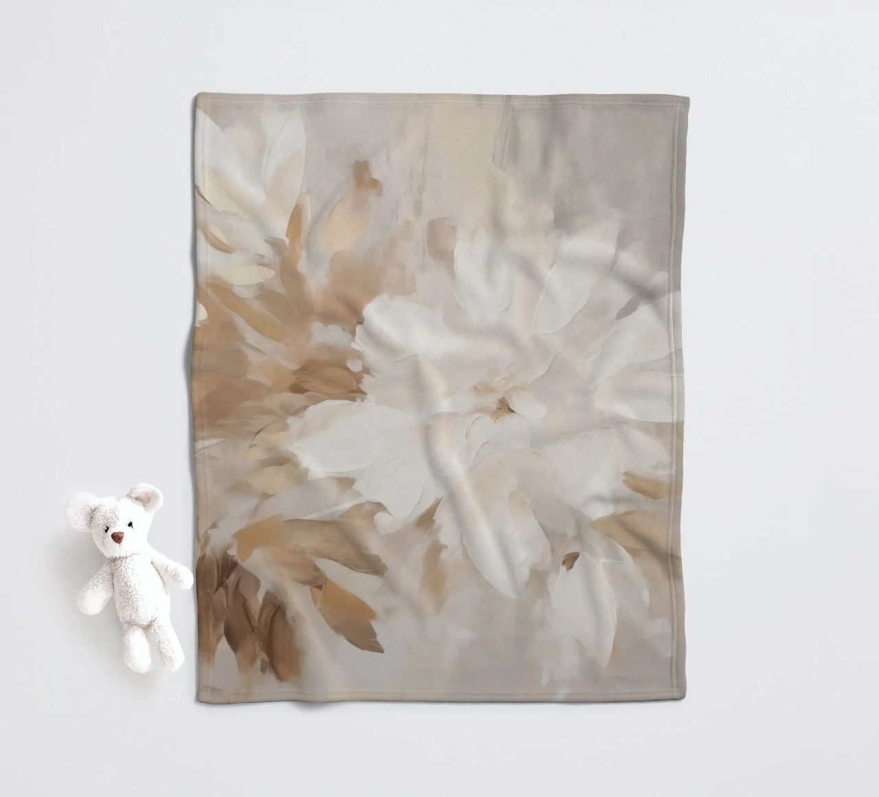 Boho Artistic 3 Texture 1 coperta in pile da Boho Print Collection