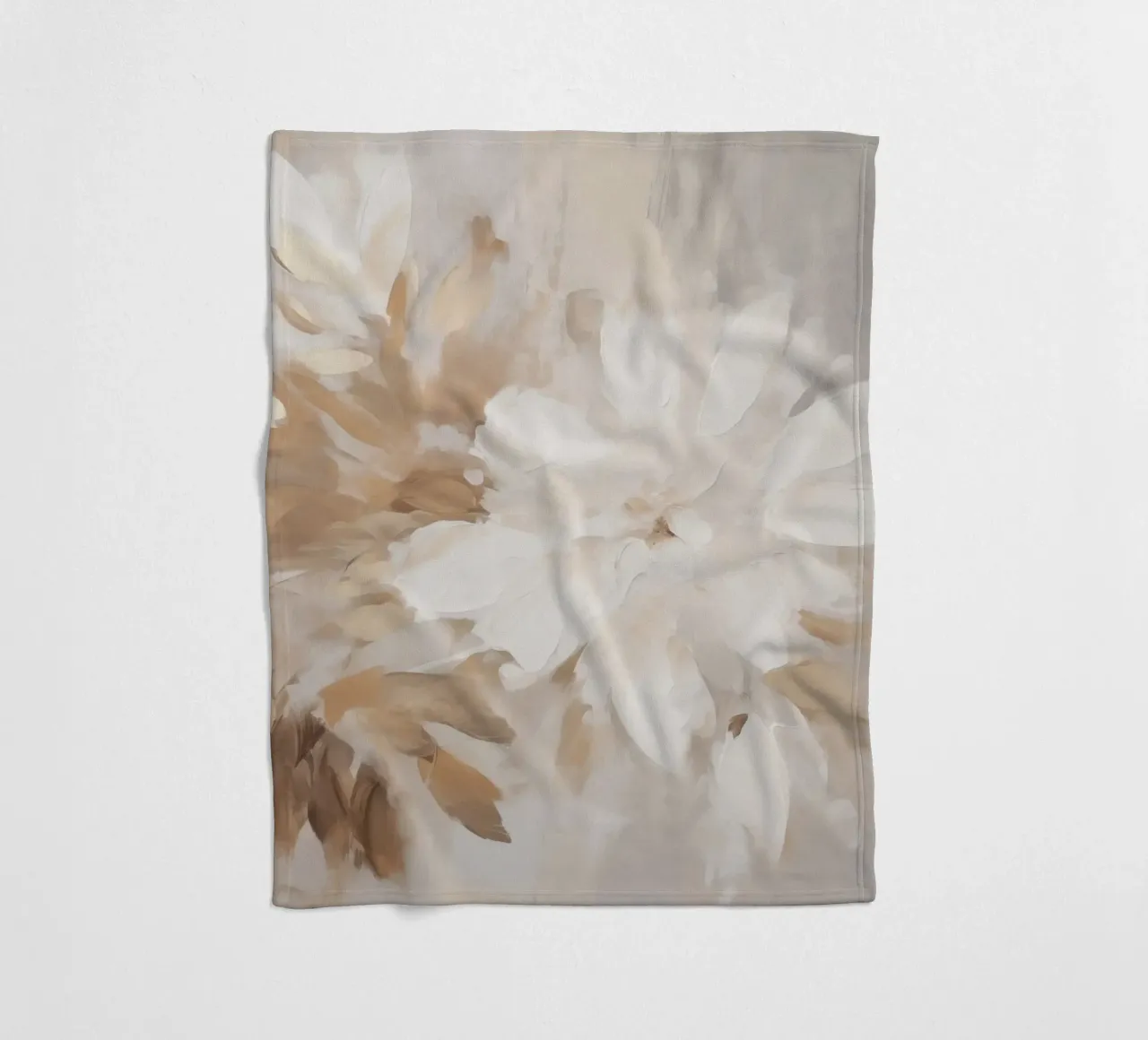 Boho Artistic 3 Texture 1 coperta in pile da Boho Print Collection