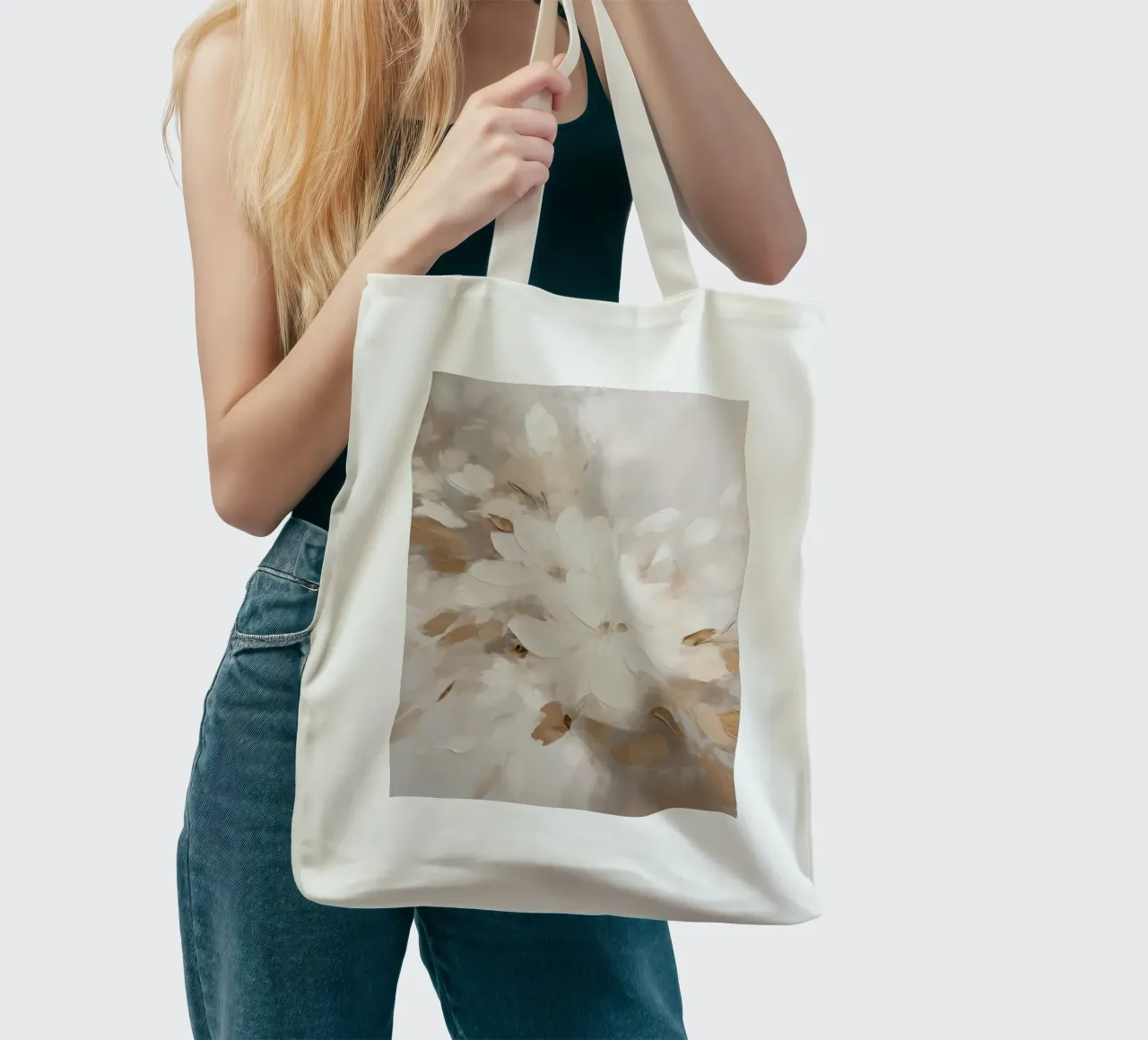 Boho Artistic 3 Texture 2 borsa in juta da Boho Print Collection