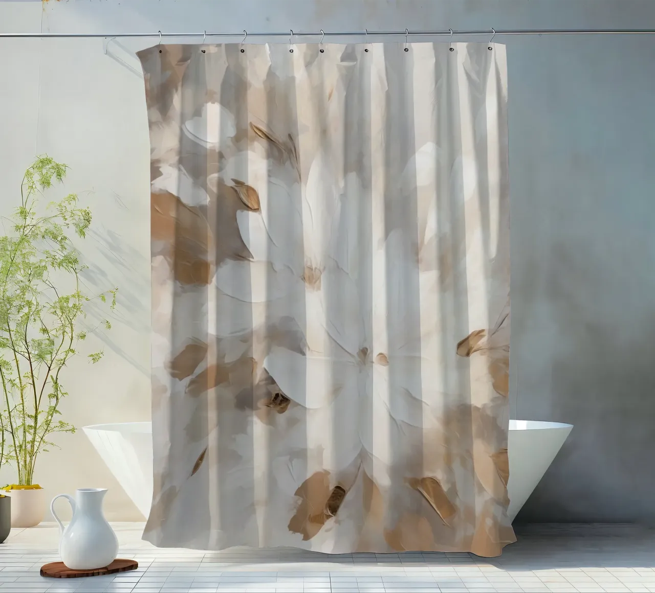 Boho Artistic 3 Texture 2 tenda da doccia da Boho Print Collection