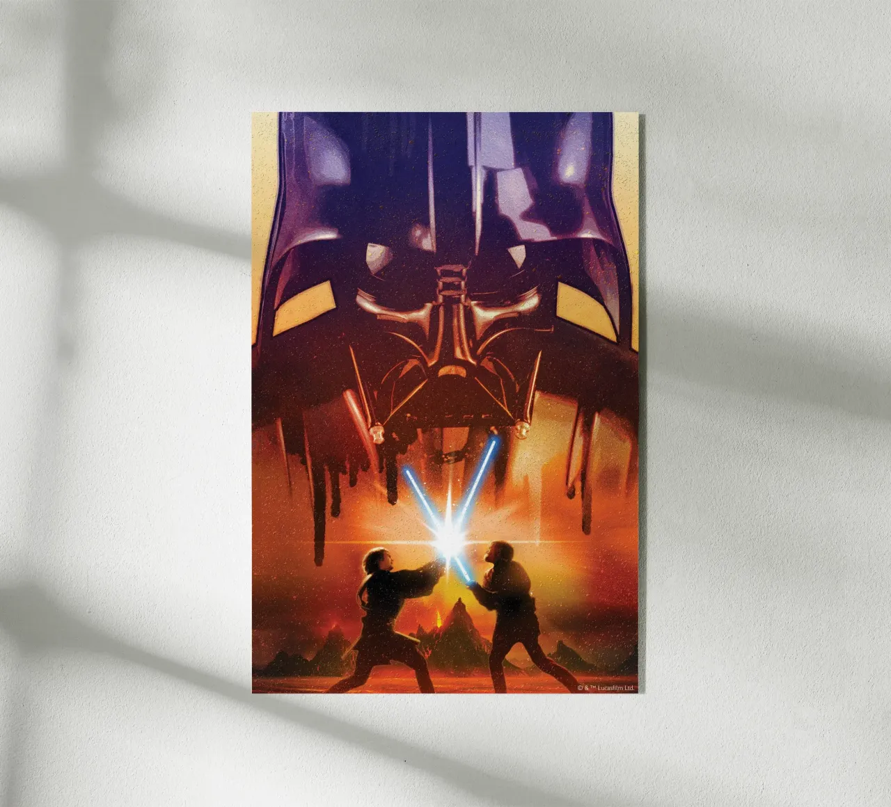 ANAKIN vs. OBI-WAN Acryl-Glas von Star Wars