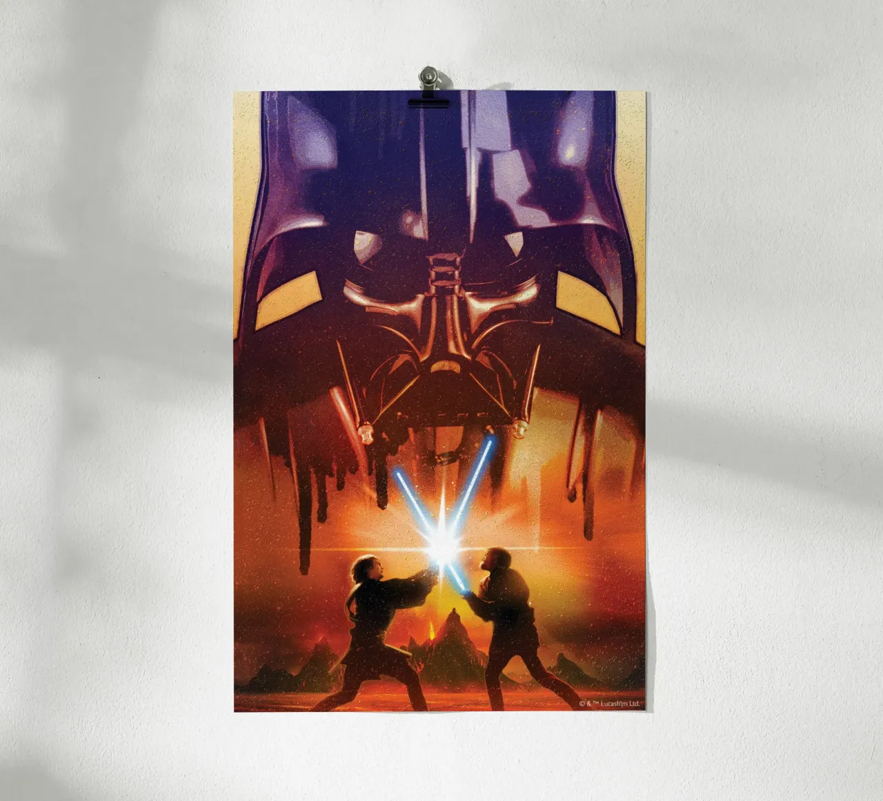 ANAKIN vs. OBI-WAN poster by Star Wars