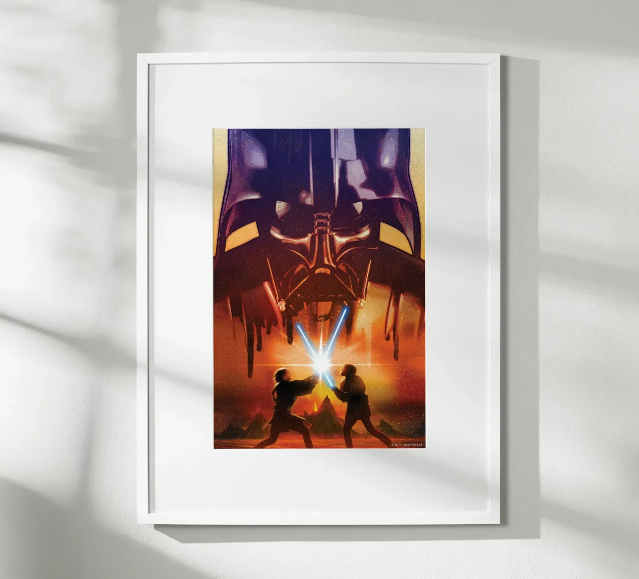 ANAKIN vs. OBI-WAN poster by Star Wars