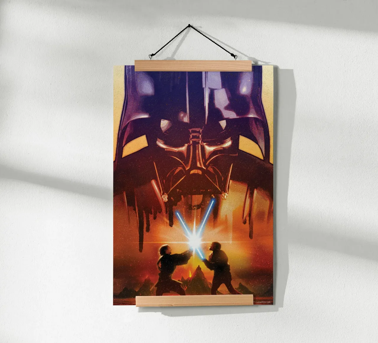 ANAKIN vs. OBI-WAN poster by Star Wars