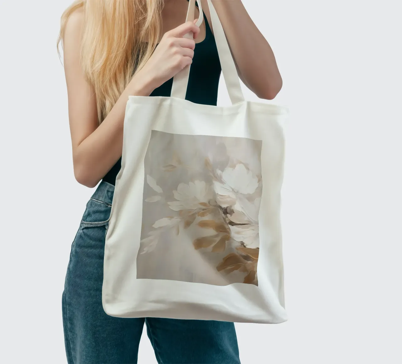 Boho Artistic 3 Texture 3 borsa in juta da Boho Print Collection