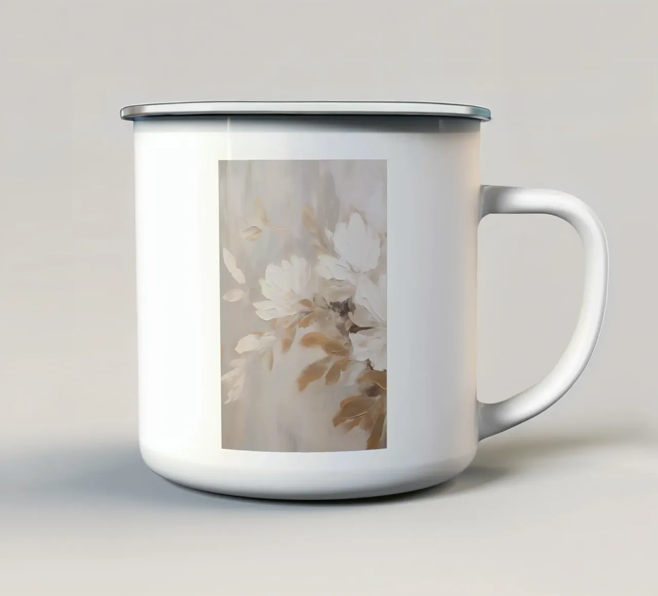 Boho Artistic 3 Texture 3 tazza in smalto da Boho Print Collection