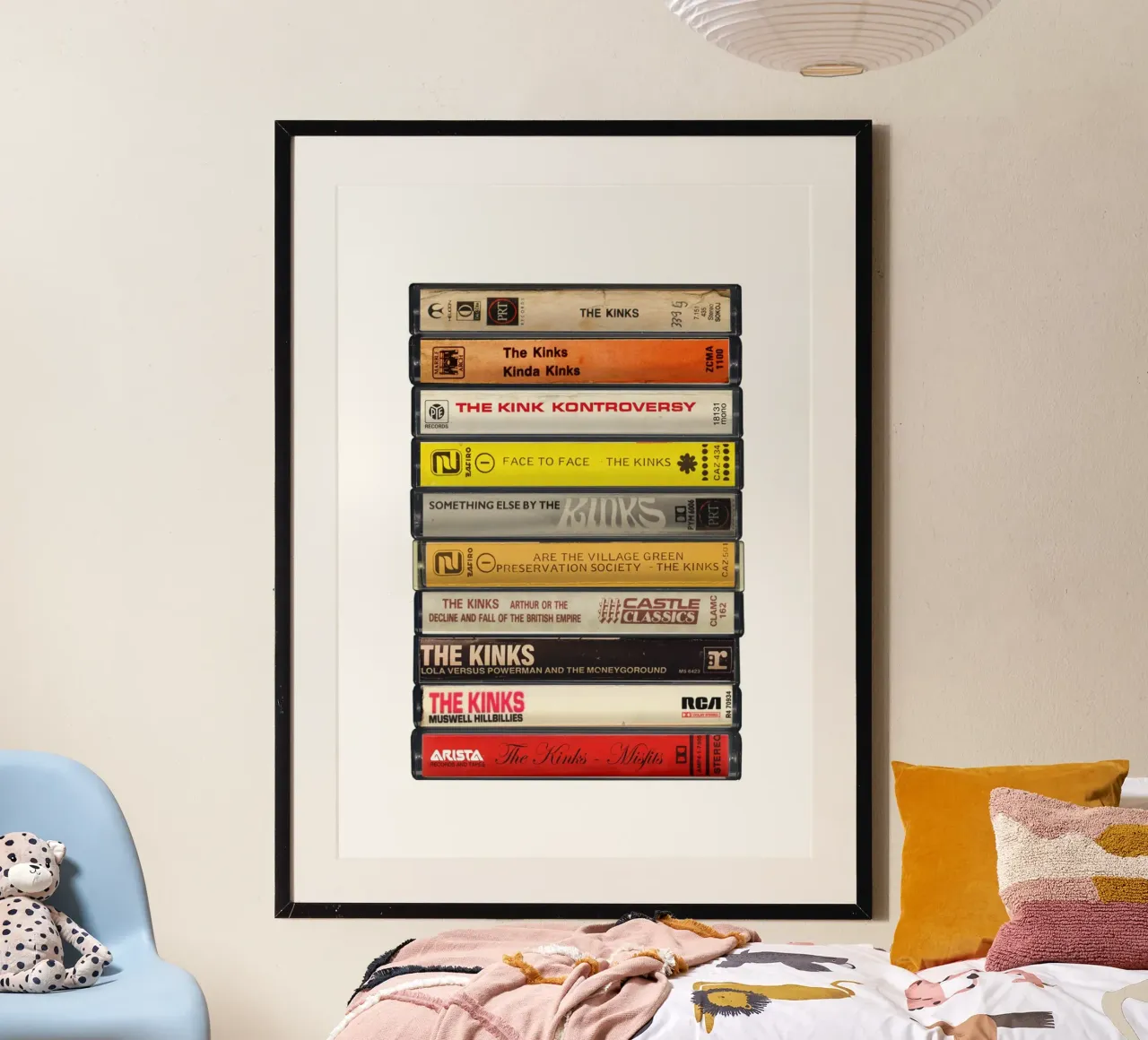 I Kinks - Album raccolti - Stampa su cassetta poster da MrMustardPrints