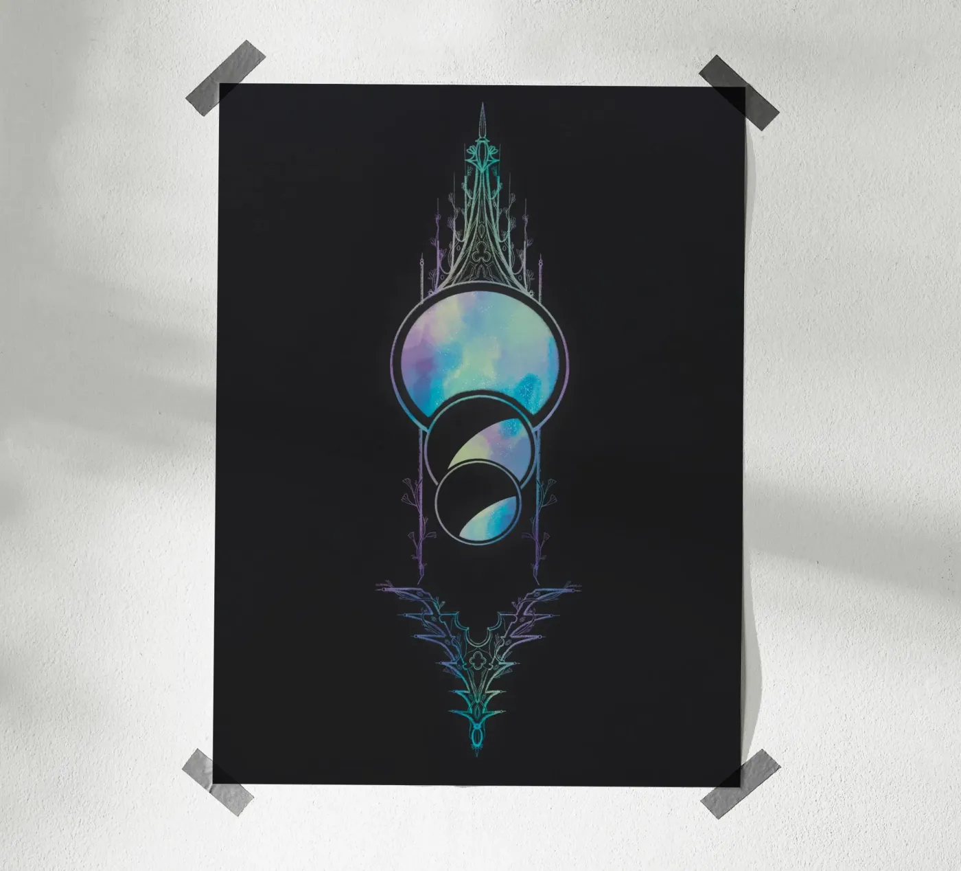 Eclipse Poster von Alejandro Lechón