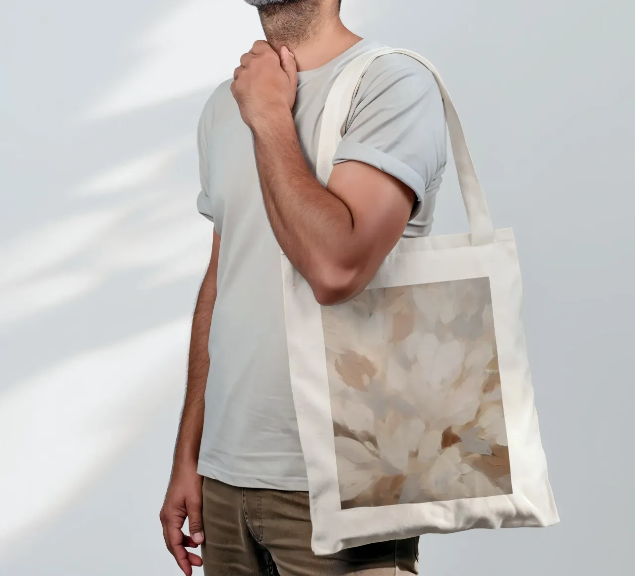 Boho Artistic 3 Texture 4 borsa in juta da Boho Print Collection