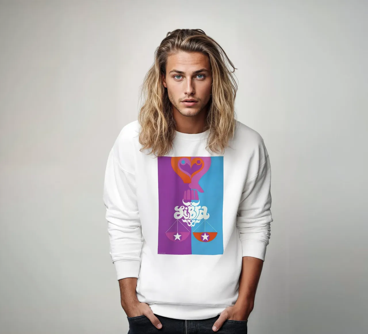 Libra felpa da Simboli Design