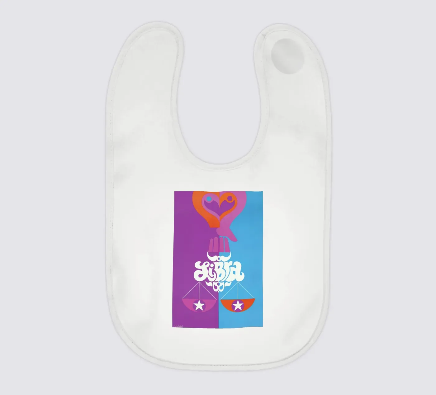 Libra baby slabbetje van Simboli Design