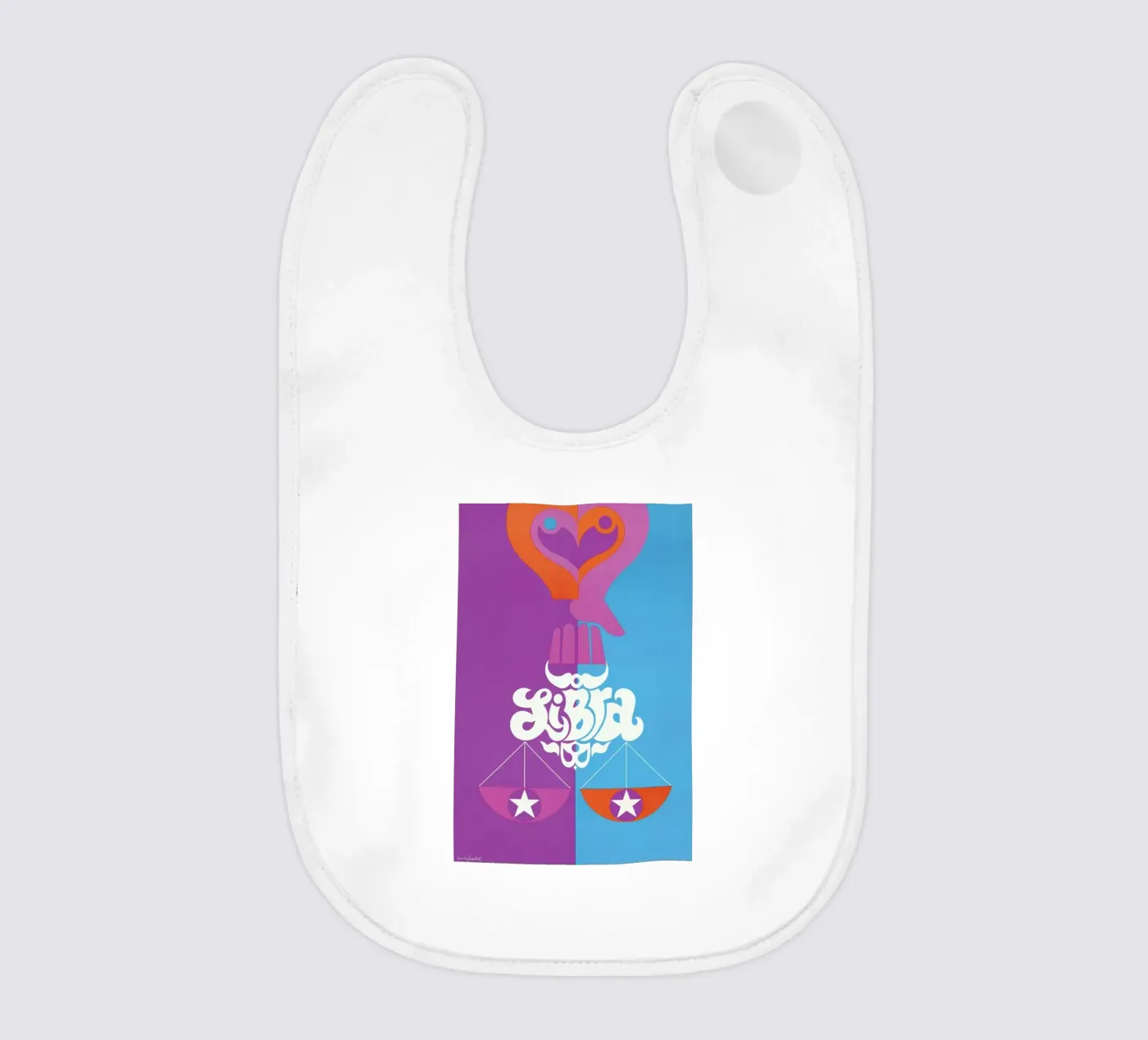 Libra baby slabbetje van Simboli Design