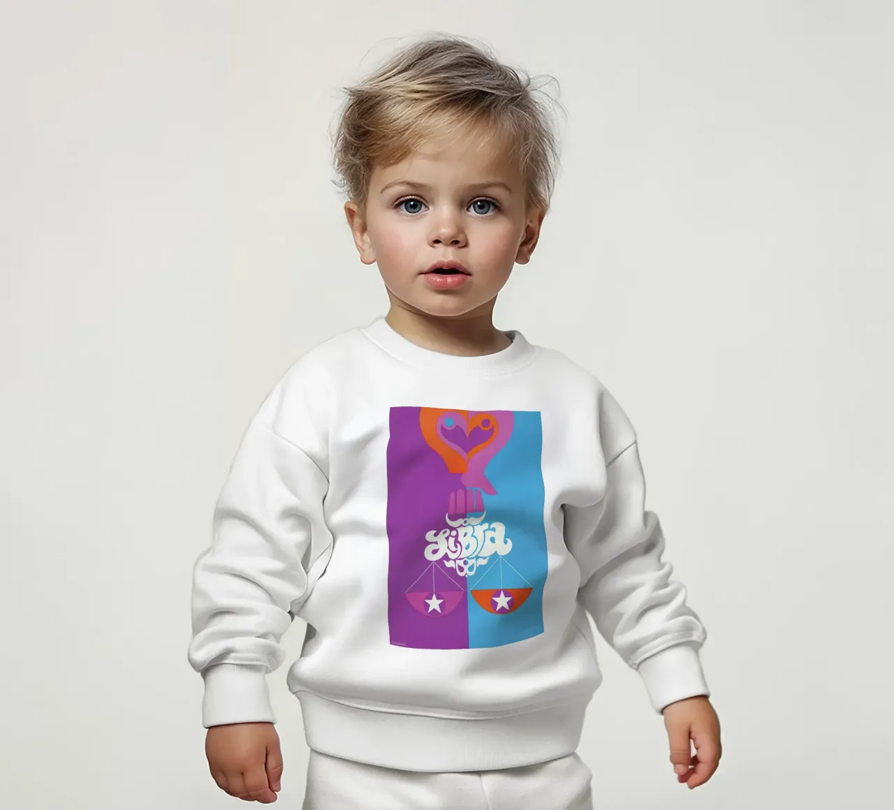 Libra felpa neonato da Simboli Design