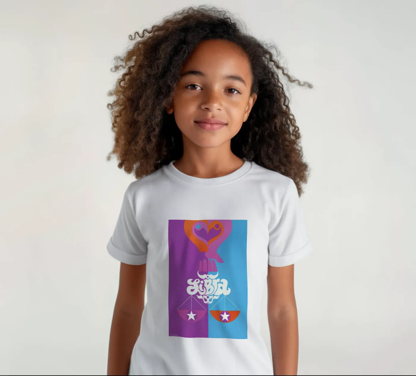 Libra kinder t-shirt van Simboli Design