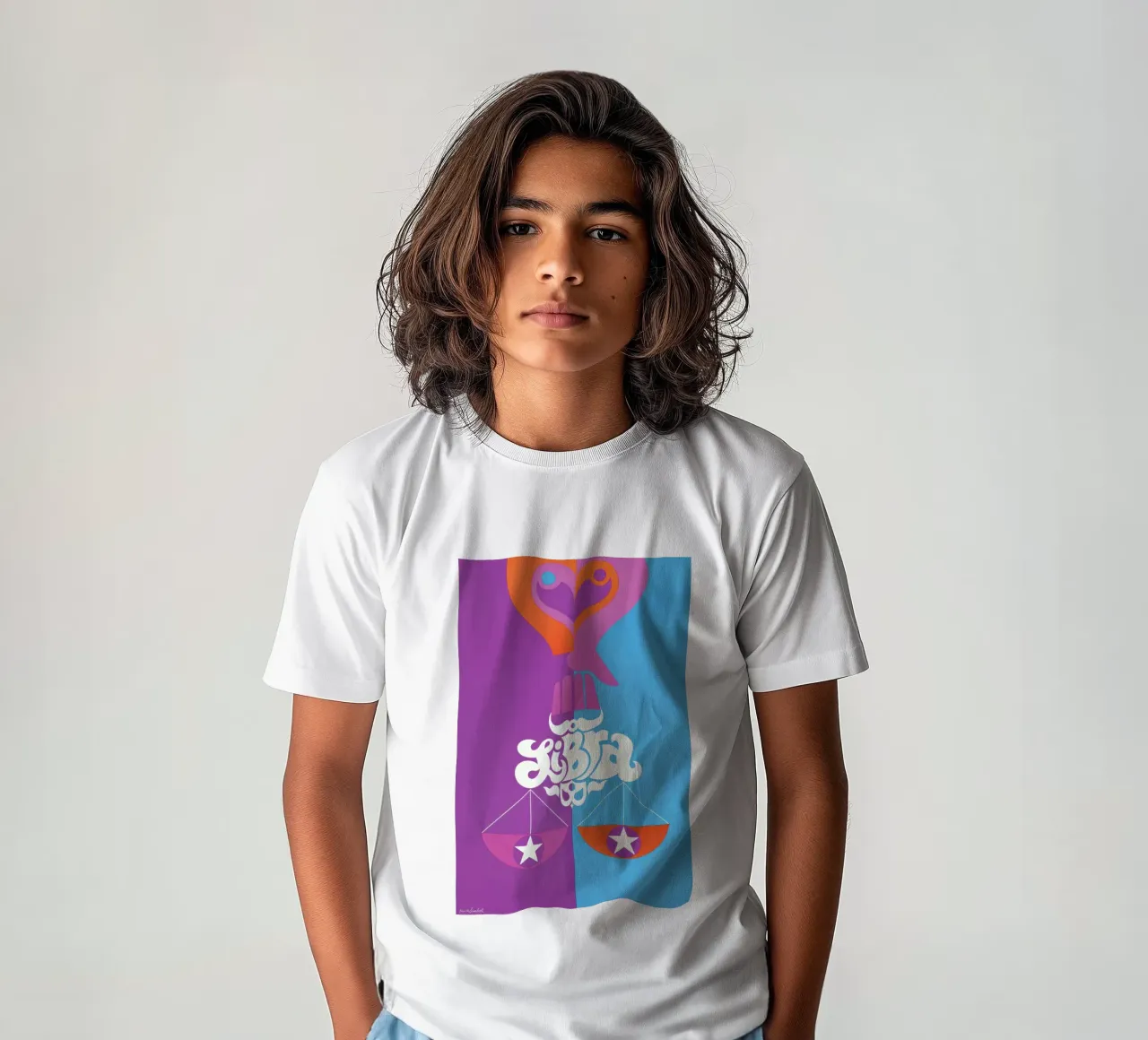 Libra t-shirt bambini da Simboli Design