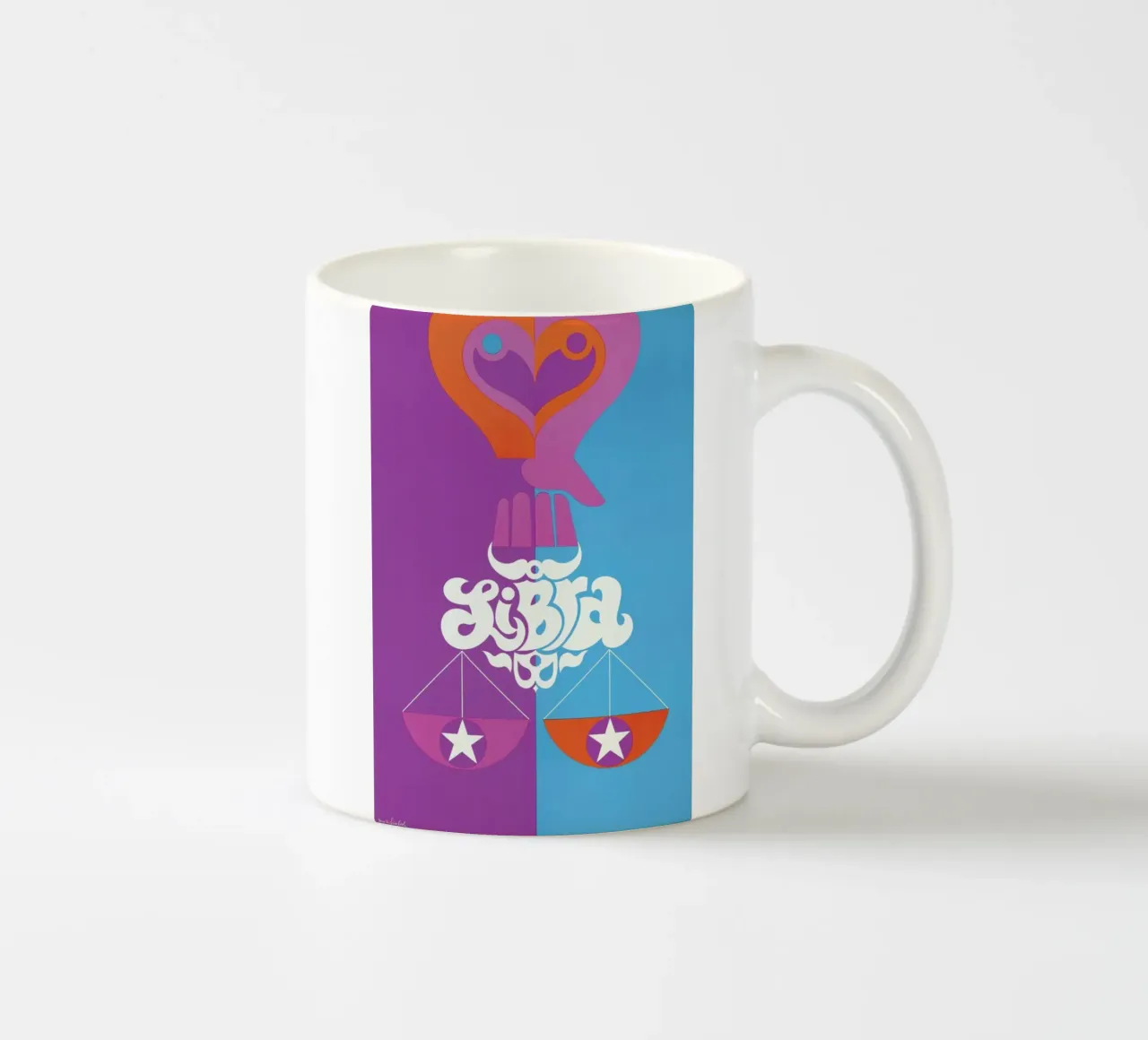 Libra ceramic mug by Simboli Design