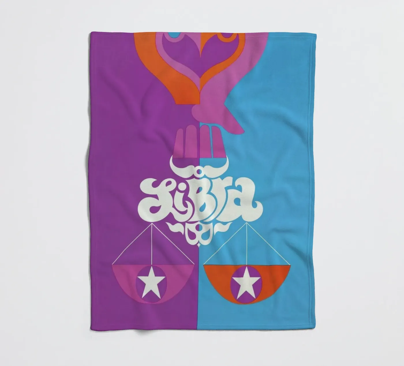 Libra Fleecedecke von Simboli Design
