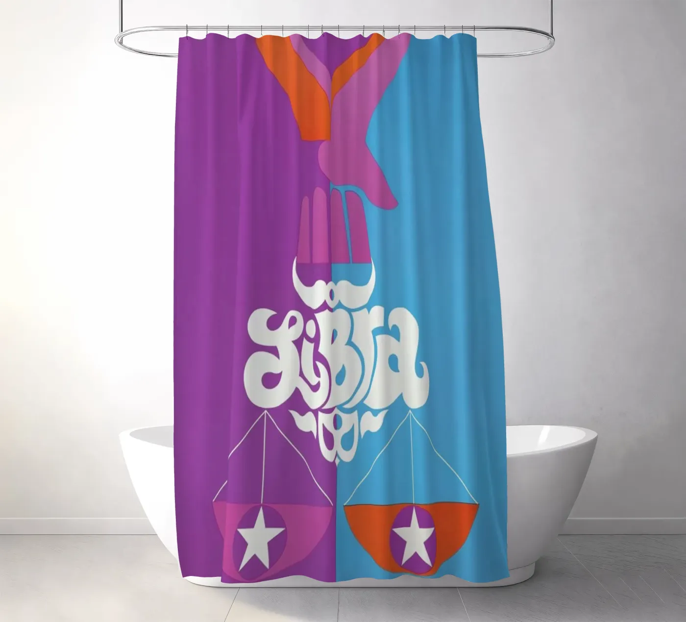 Libra Duschvorhang von Simboli Design