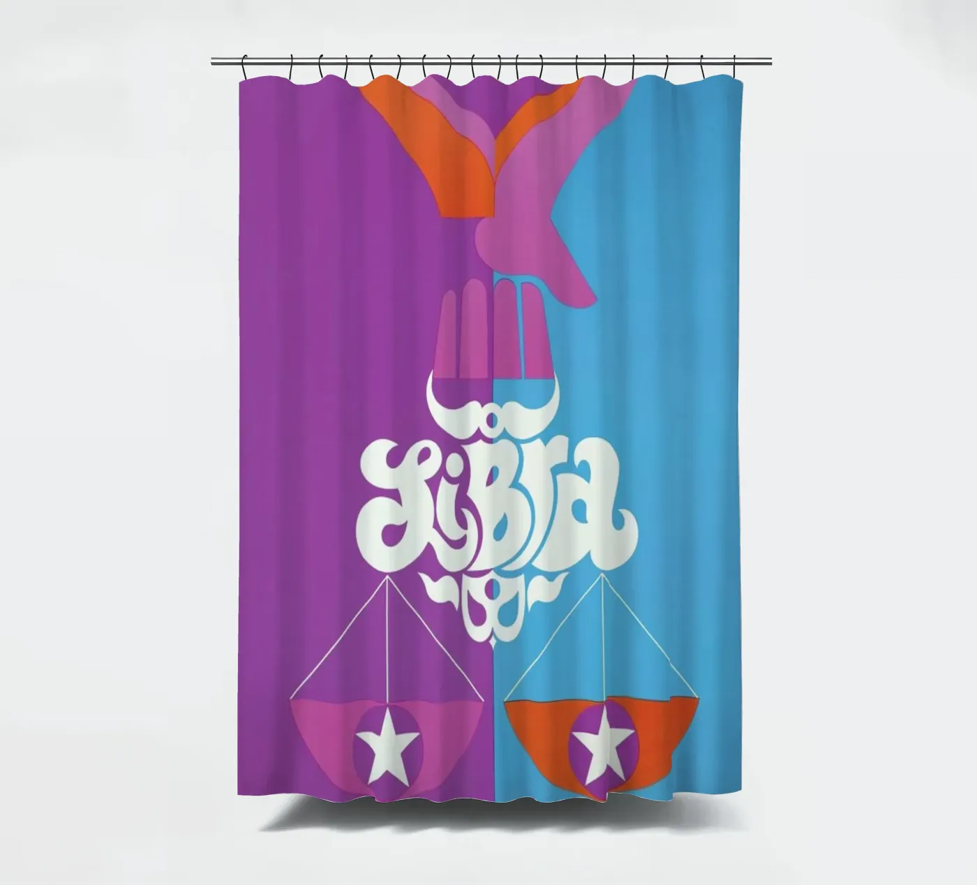 Libra Duschvorhang von Simboli Design