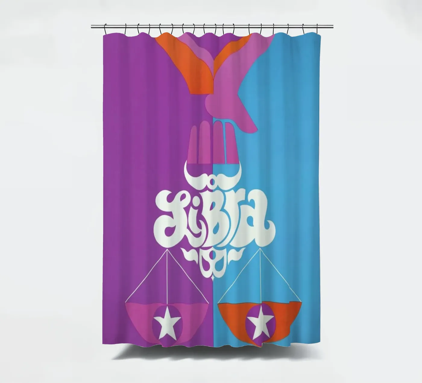 Libra Duschvorhang von Simboli Design