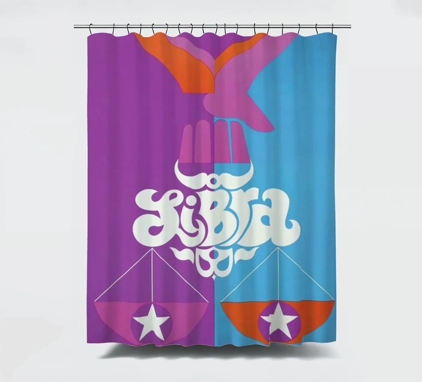 Libra Duschvorhang von Simboli Design