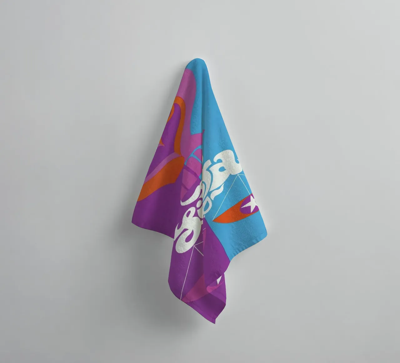 Libra badhanddoek van Simboli Design