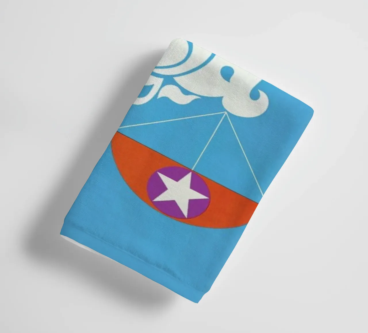 Libra badhanddoek van Simboli Design