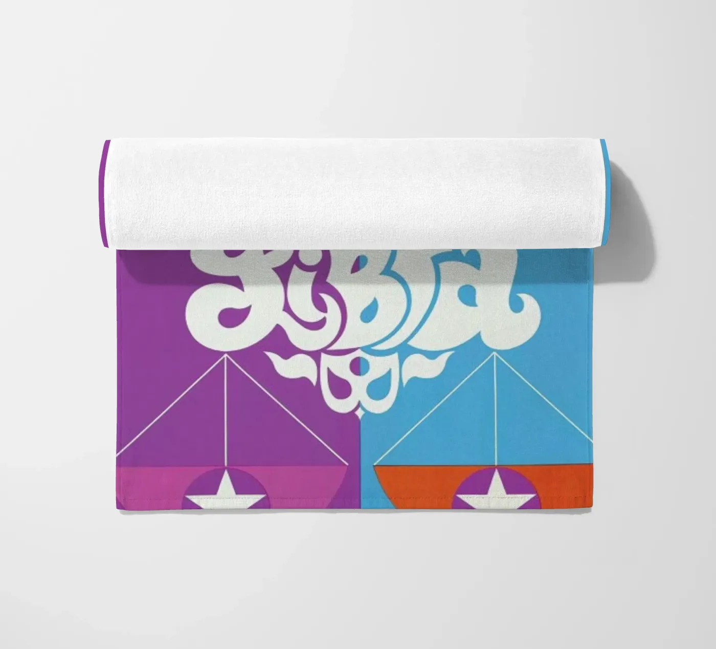 Libra beach towel by Simboli Design