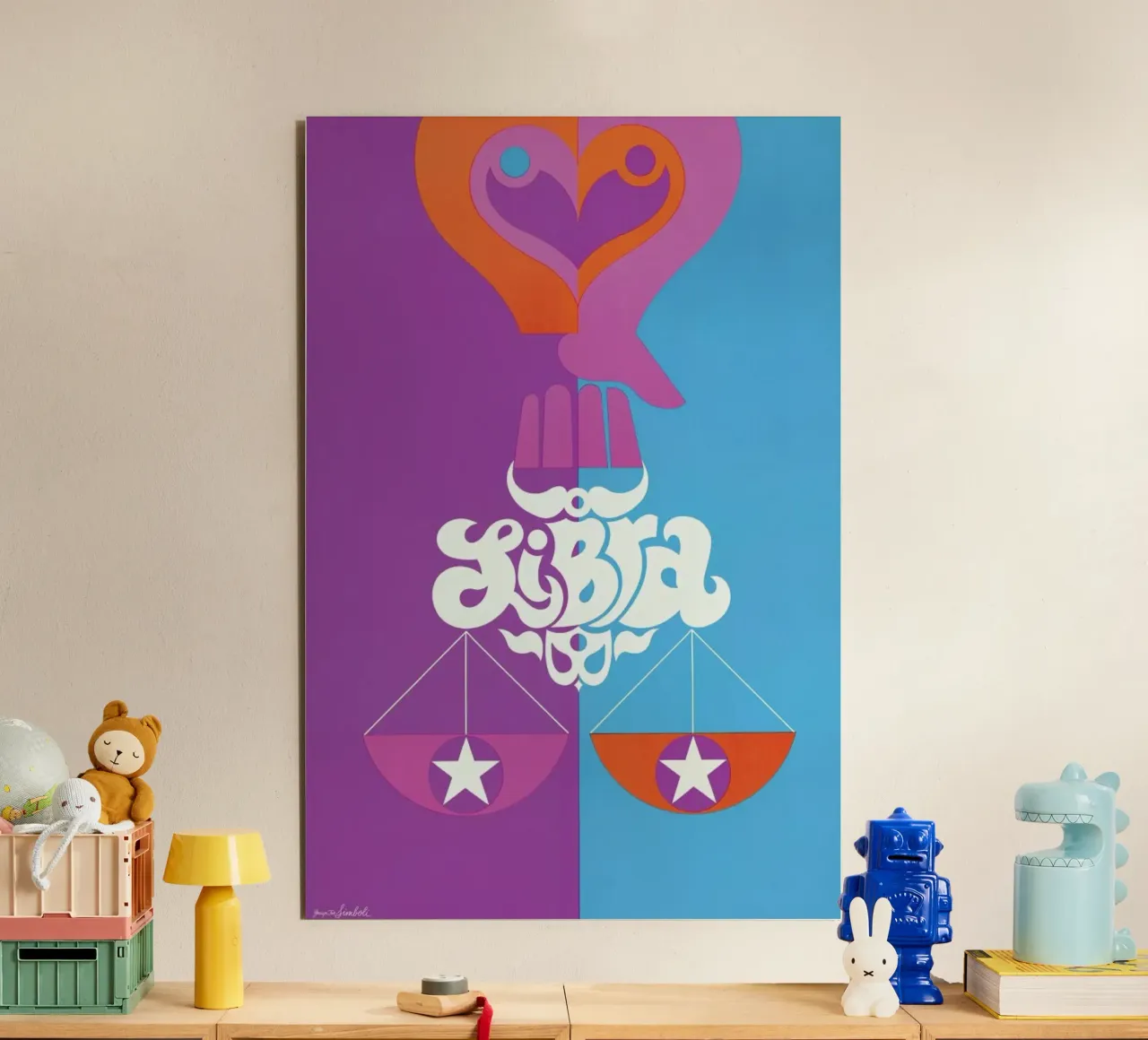 Libra alluminio dibond da Simboli Design