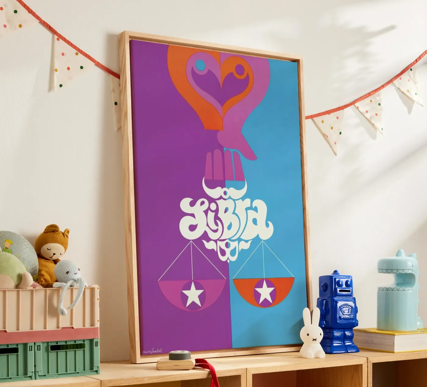 Libra toile de Simboli Design