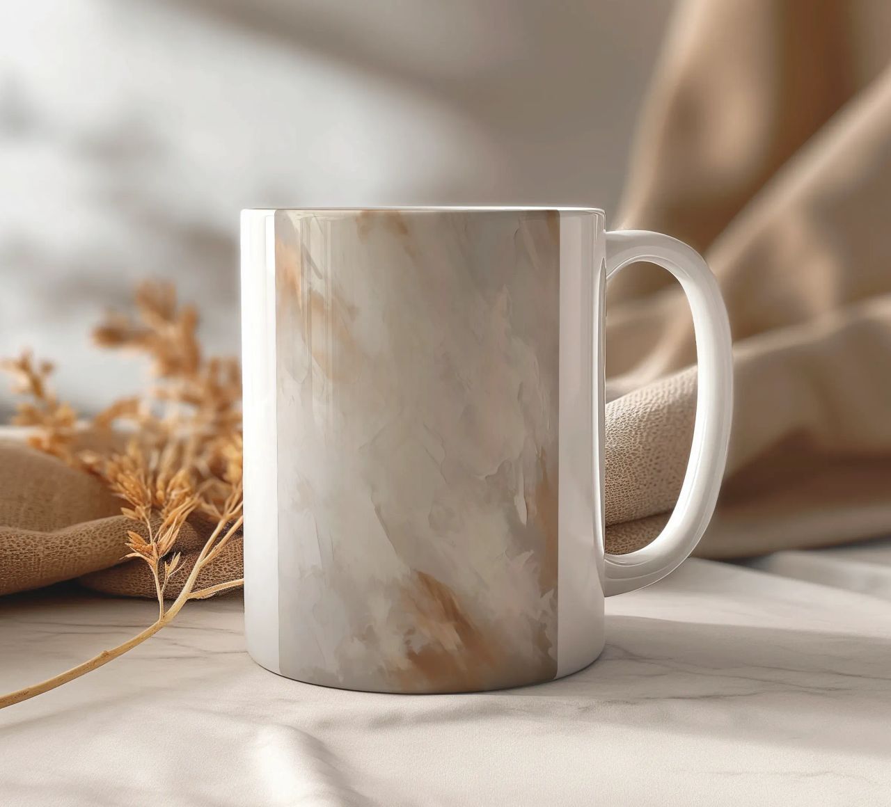 Boho Artistic 4 Texture 2 tazza in ceramica da Boho Print Collection